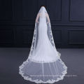 Lace Edge Long Bridal Veil 3*1.5m With Comb One Lay Soft Tulle Wedding Bridal Veil